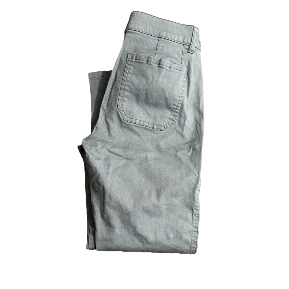 Democracy Utility Pants Ab Solution 6 Sage Green Cargo Slim Casual Trousers